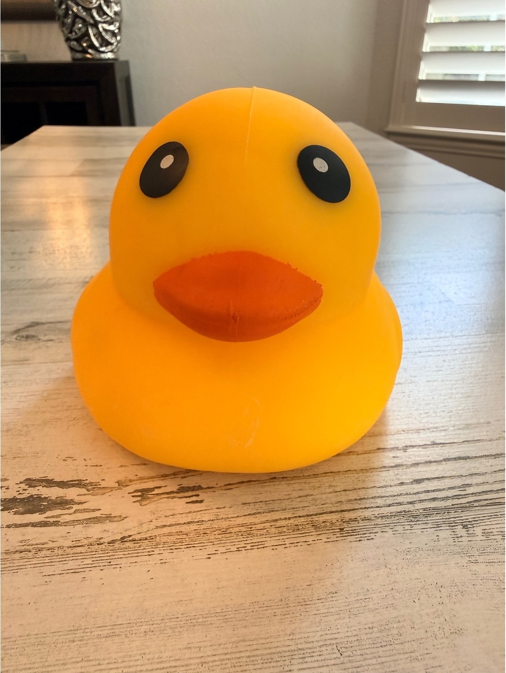 Laffy Quacks Jumbo Yellow Rubber Duck Bath Toy Squishy Sensory Fidget